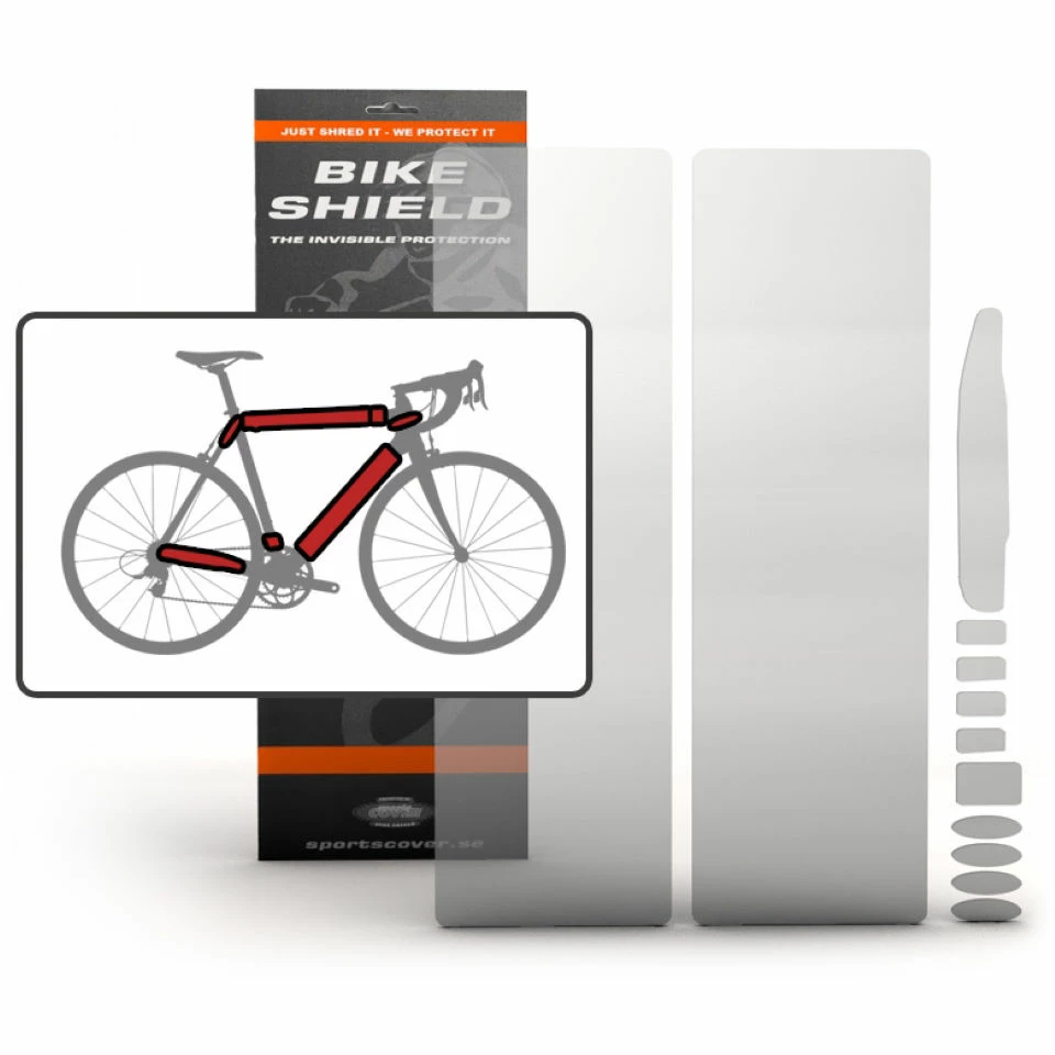 Protections De Cadre Bike Shield Full Pack (surdimensionnées) 3 Protections De Cadre Bike Shield Full Pack (surdimensionnées)