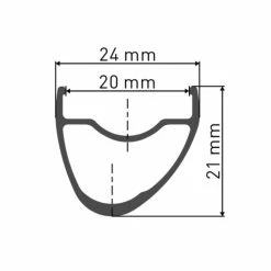 Jante De Route DT Swiss RR 421 (asymétrique, Frein à Disque, 20 Mm) -Promos SUPPORTS VÉLO Boutique DT Swiss RR 421 Asymmetric Disc Brake 20mm Road Rim Rims Black NotSet RDRR42CDPW24SA5224 1