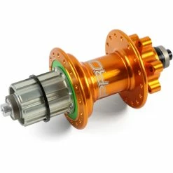 Moyeu Arrière VTT Hope Pro 4 -Promos SUPPORTS VÉLO Boutique Hope Pro 4 MTB Rear Hub Wheel Hubs Orange RHP432CQRSA 0