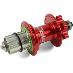 Moyeu Arrière VTT Hope Pro 4 -Promos SUPPORTS VÉLO Boutique Hope Pro 4 MTB Rear Hub Wheel Hubs Red RHP428RQRSA 0