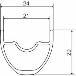 Jante VTT Mavic XC821 (disque) -Promos SUPPORTS VÉLO Boutique Mavic XC821 Disc MTB Rim Internal Black 2017 J3130128 0