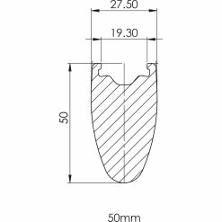 Jante De Route Prime BlackEdition 50 (carbone) 9 Jante De Route Prime BlackEdition 50 (carbone) -Promos SUPPORTS VÉLO Boutique Prime BlackEdition 50 Carbon Road Rim Rims PCC50BERRFB 5