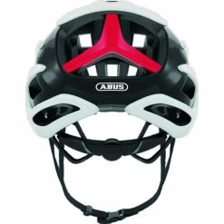 Casque Abus Air Breaker - Blanc-Rouge -Promos SUPPORTS VÉLO Boutique casque abus air breaker blanc rouge 2