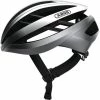 Casque Abus Aventor Argent -Promos SUPPORTS VÉLO Boutique casque abus aventor argent
