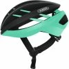 Casque Abus Aventor Vert Céleste Et Noir -Promos SUPPORTS VÉLO Boutique casque abus aventor vert celeste et noir