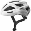 Casque Abus Macator - Blanc-Argent -Promos SUPPORTS VÉLO Boutique casque abus macator blanc argent