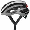 Casque Route Abus Air Breaker Argent/Blanc -Promos SUPPORTS VÉLO Boutique casque route abus airbreaker argent blanc