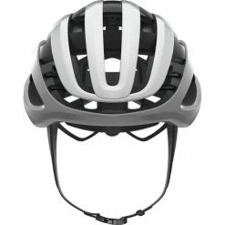 Casque Route Abus Air Breaker Argent/Blanc 11 Casque Route Abus Air Breaker Argent/Blanc -Promos SUPPORTS VÉLO Boutique casque route abus airbreaker argent blanc 3