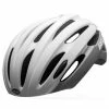 Casque Route Bell Avenue LED Blanc/Gris -Promos SUPPORTS VÉLO Boutique casque route bell avenue led blanc gris