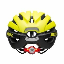 Casque Route Bell Avenue LED Jaune/Noir -Promos SUPPORTS VÉLO Boutique casque route bell avenue led jaune noir 2