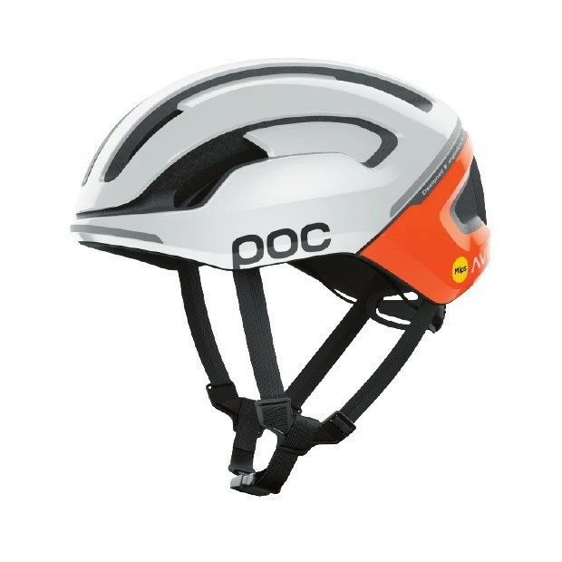 Casque Route POC Omne Air MIPS Blanc/Orange Fluo AVIP 3 Casque Route POC Omne Air MIPS Blanc/Orange Fluo AVIP