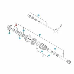 Joint Et Cone Shimano FH-M775 Gauche